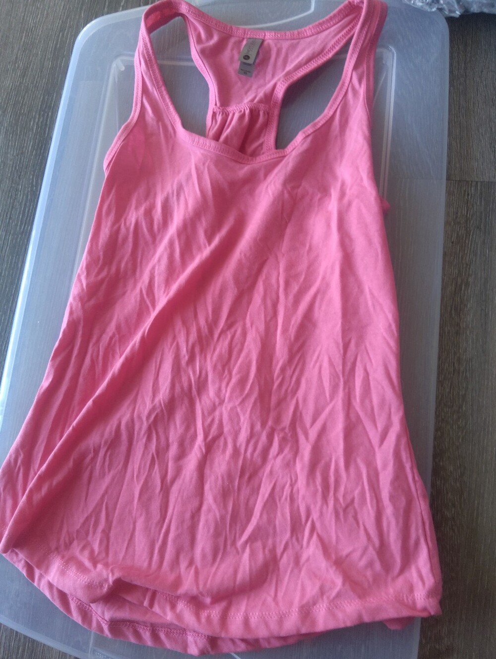 Pink tank top